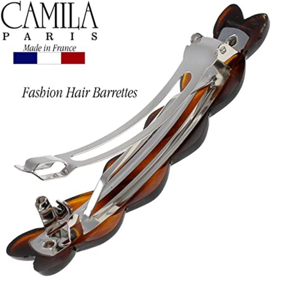 3.5 Inch French Hair Barrette Clip, Automatic Clasp, Strong Hold Grip main image 5